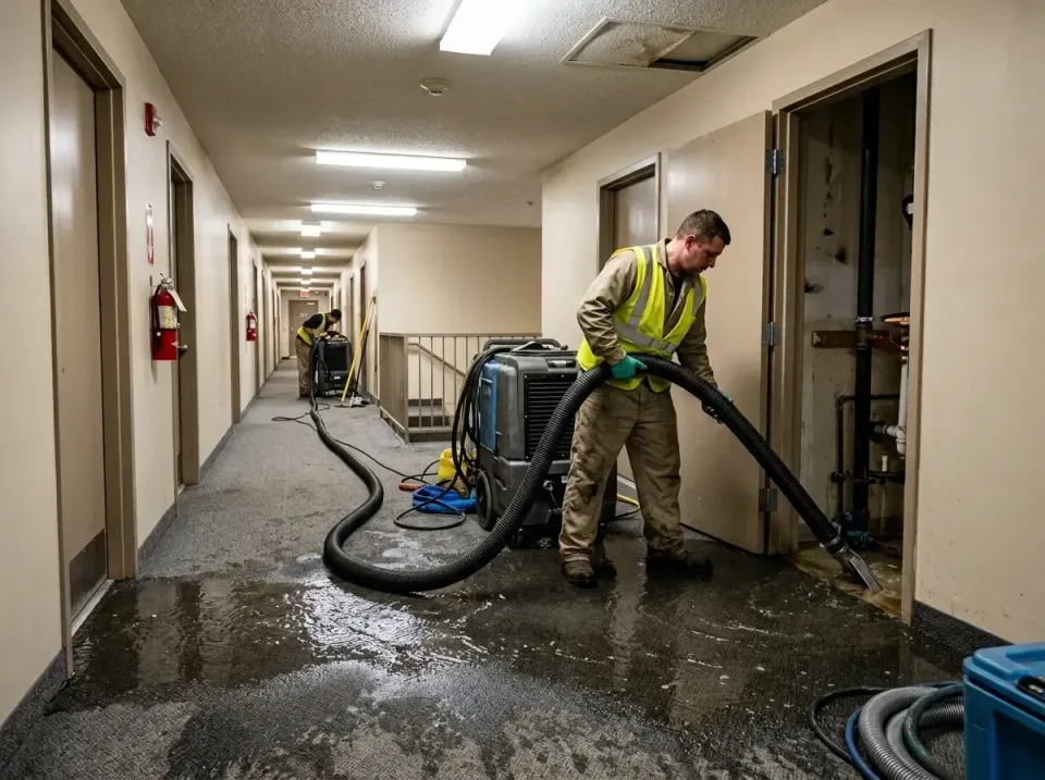 multi-unit-apartment-hallway-f-005 — frequently asked questions, Emergency Burst Pipe Water Extraction & Removal in Andrews,…
